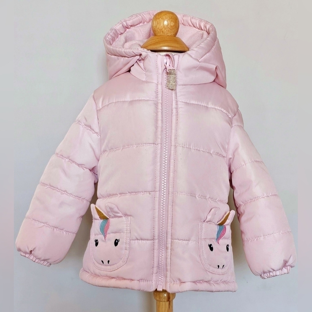 12 Months Carter's Baby Girl Pink Puffer Jacket